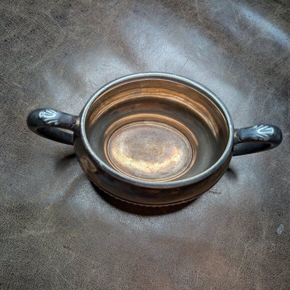 🏨 Vintage Reed & Barton Sugar Bowl – Hotel Sherman – Silver Soldered – 11 oz - Picture 2 of 4